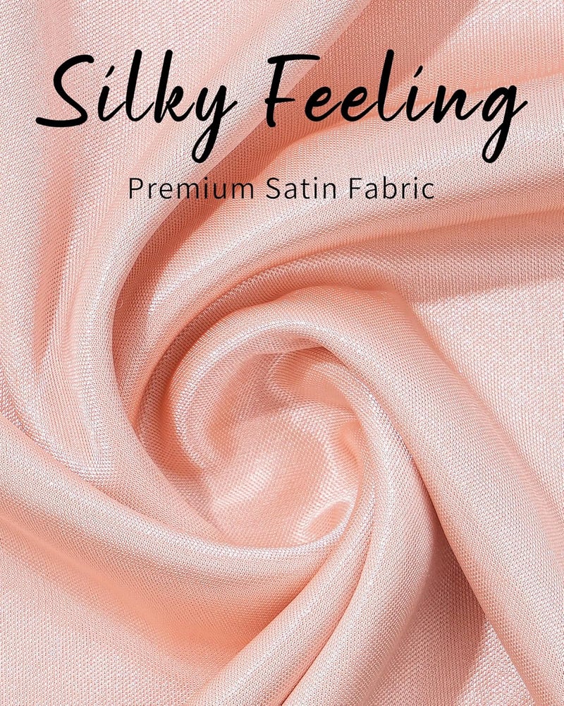 Sofier Satin Shawl Wraps for Women Evening Dresses Wedding Bridal Party Silky Scarf Formal Cover Up Bridesmaid Gifts - Image 3